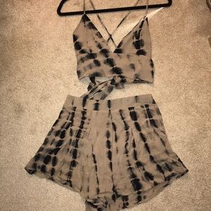 SOLD tie dye two piece set